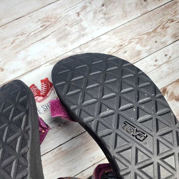 Teva Original Women's Size 8 Multicolour Universal Sport Sandals Straps Shoes - Picture 10 of 12